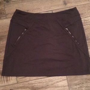 Athleta chocolate brown skort